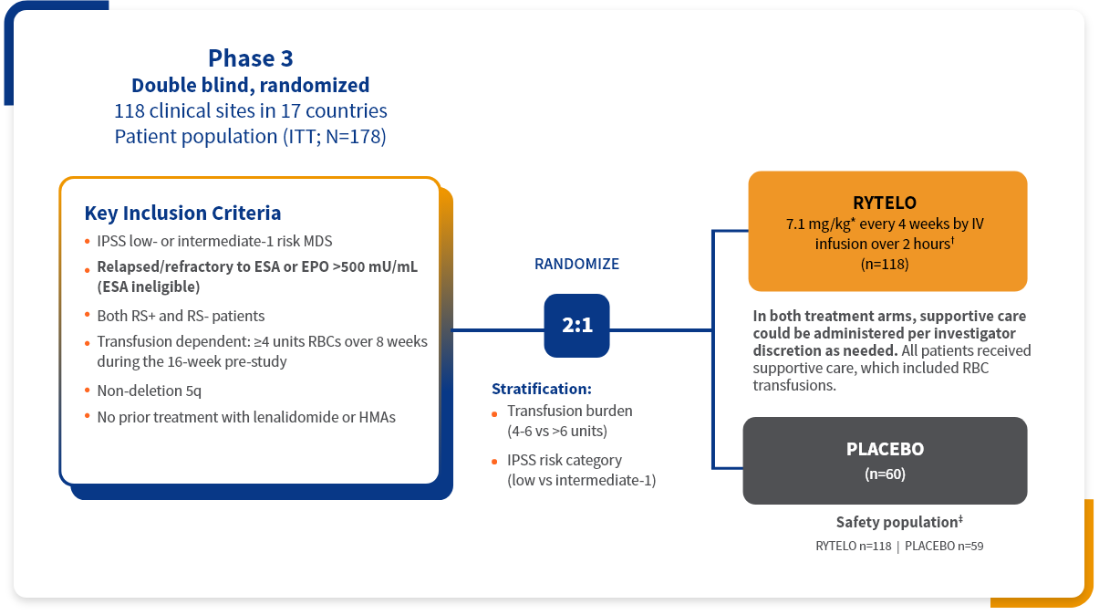 Graphic of the IMerge phase 3 clinical trial design.