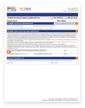 Thumbnail image of the Patient Enrollment Form.